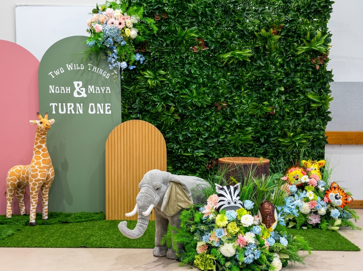 WILD ONE / SAFARI BACKDROP HIRE WILD ONE / SAFARI BACKDROP HIRE